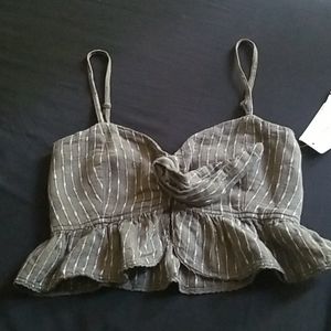 green crop top,, xsmall